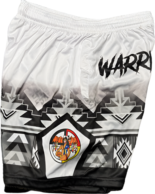 Warrior Mindset Shorts - White